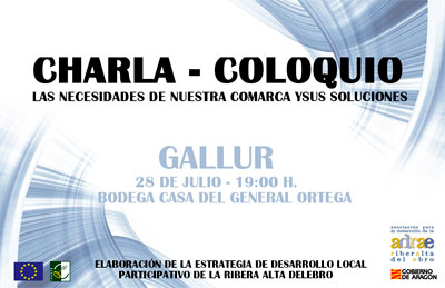 Charla coloquio de Gallur